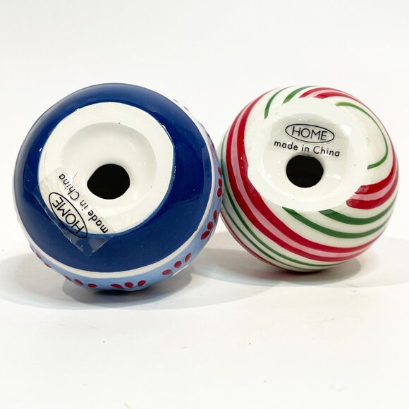 2003 Target Christmas Name Place Card Holders Ceramic Ornaments Holiday - Picture 7 of 7